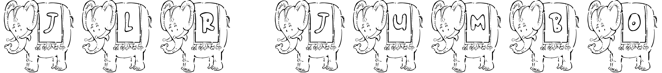 Font JLR Jumbo