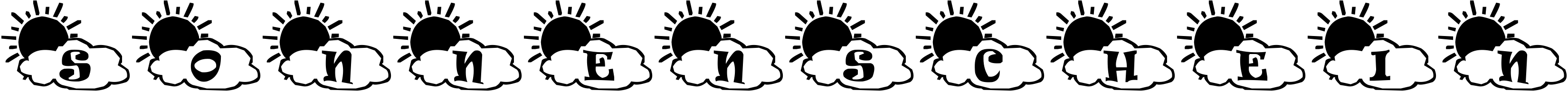 Font Sonnenschein