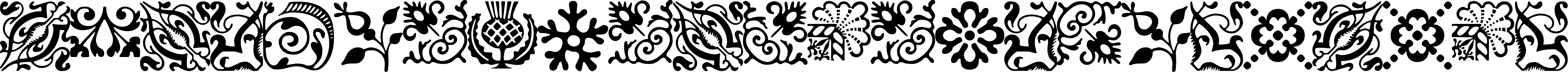 Font ACaslonOrnamentsModified