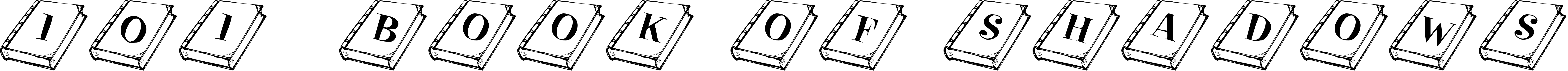 Font 101! Book of Shadows