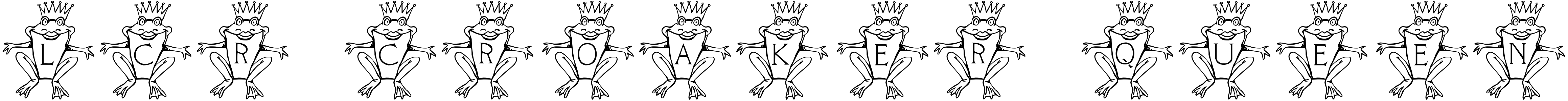 Font LCR Croaker Queen