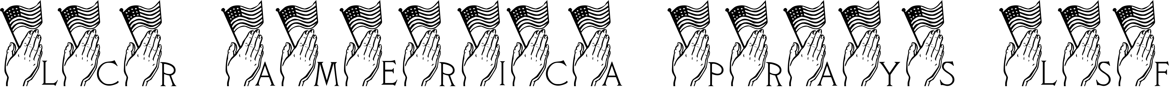 Font LCR America Prays LSF