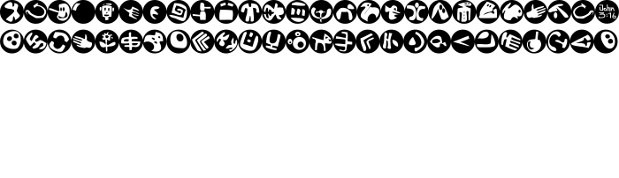 Шрифт Sams Dingbats No2