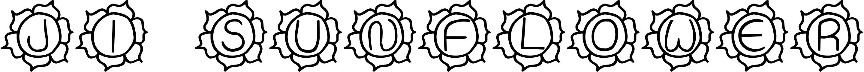 Font JI Sunflower