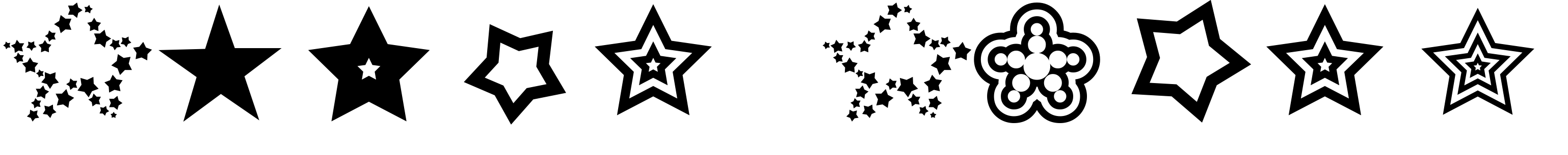 Font Super Stars