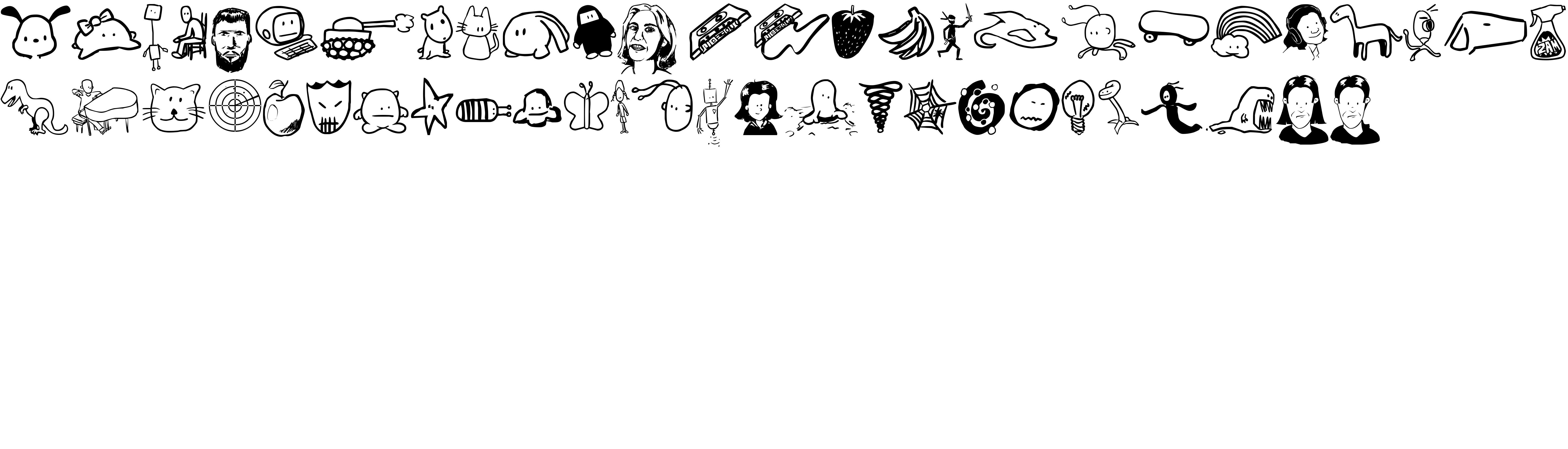 Preview font Tombats 7