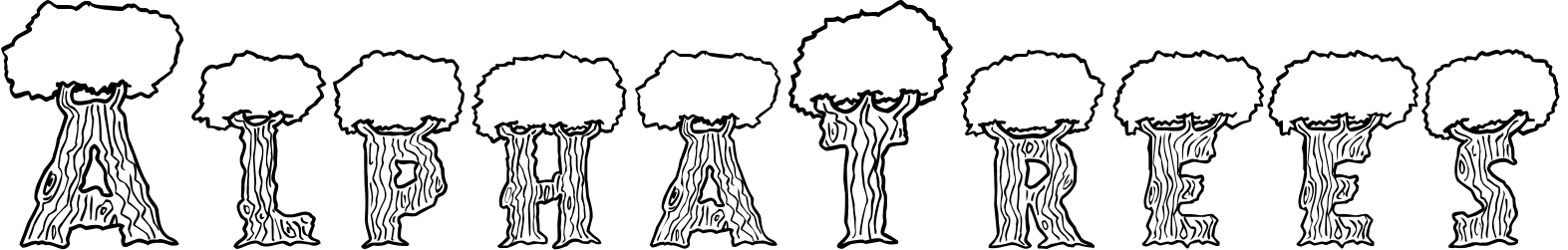 Font AlphaTrees