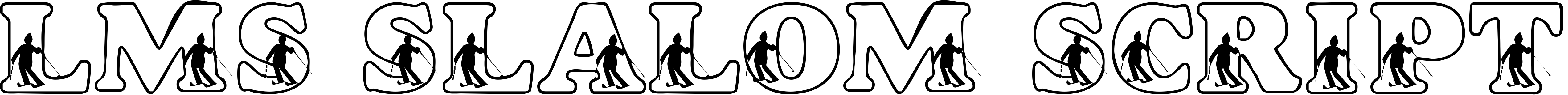 Font LMS Slalom Script