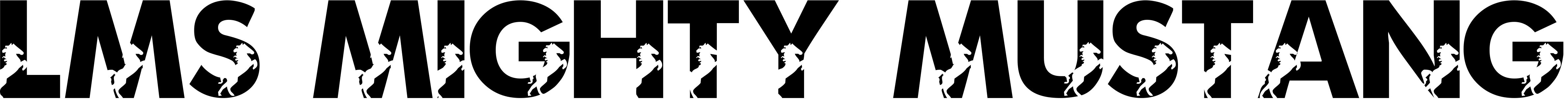 Font LMS Mighty Mustang