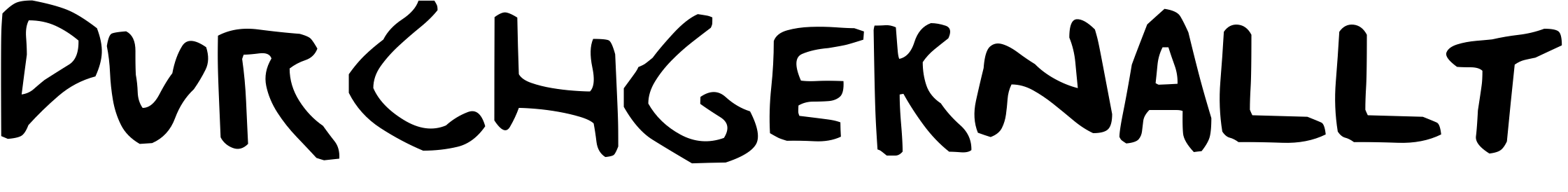 Font Durchgeknallt