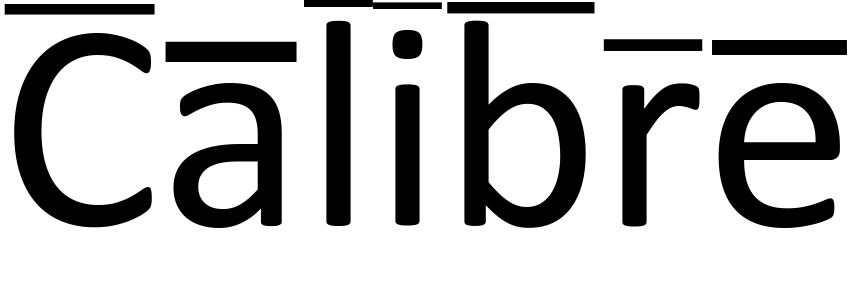 Font Calibre