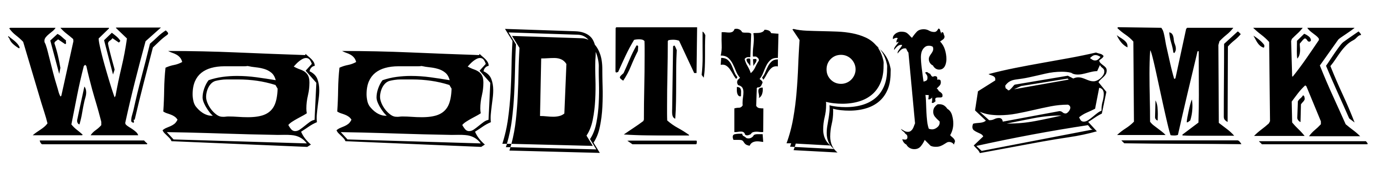 Font WoodTypesMK