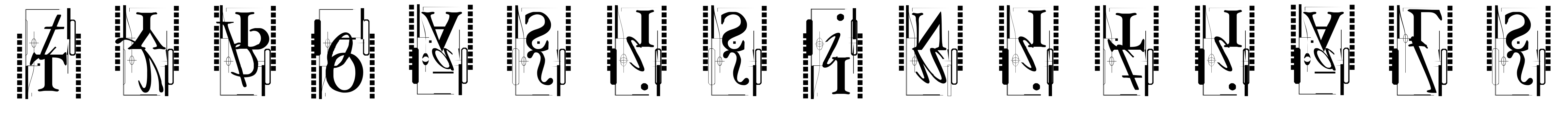 Font TypOasisInitials