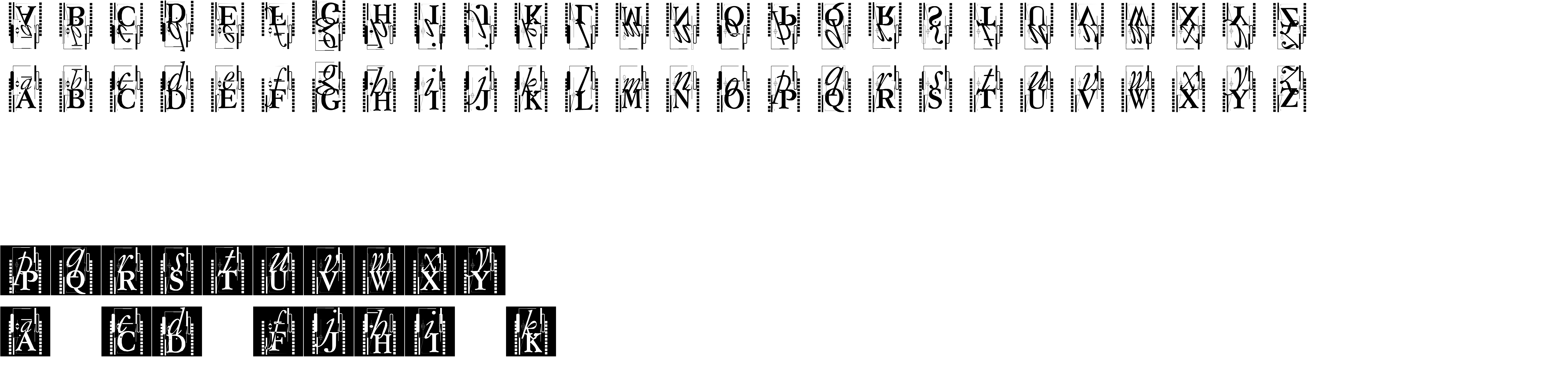 Preview font TypOasisInitials