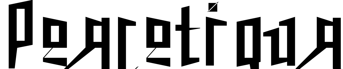 Font Peacetiqua