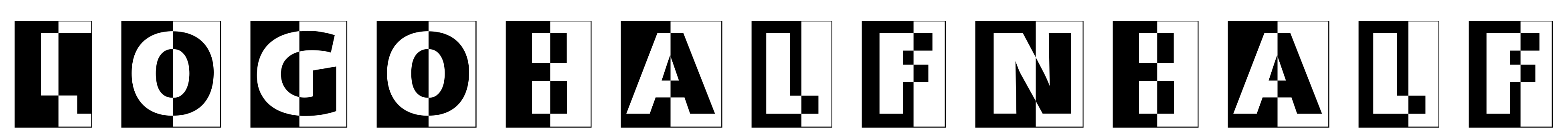 Font LogoHalfnHalf