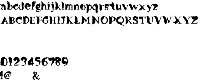 Шрифт FlyLegs