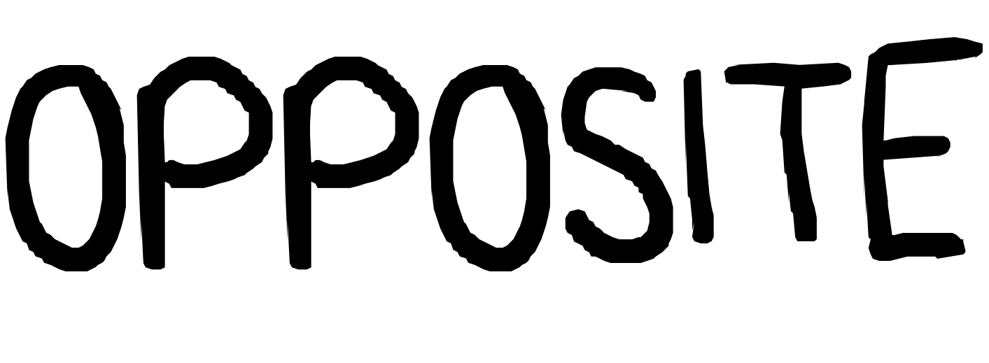Font opposite