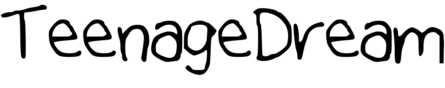 Font TeenageDream