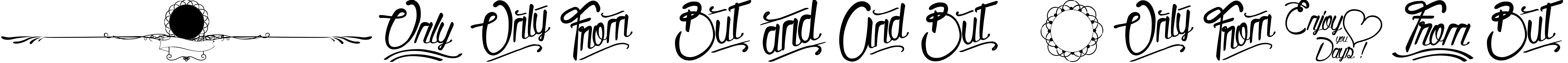 Font From this Moment