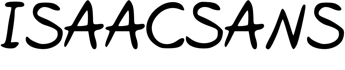 Font IsaacSans