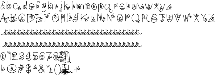 Шрифт Boatfont