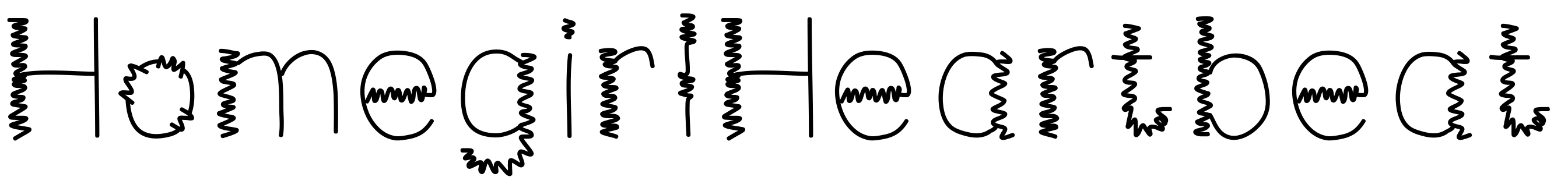 Font HomegirlHeartbeat
