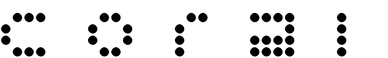 Font coral