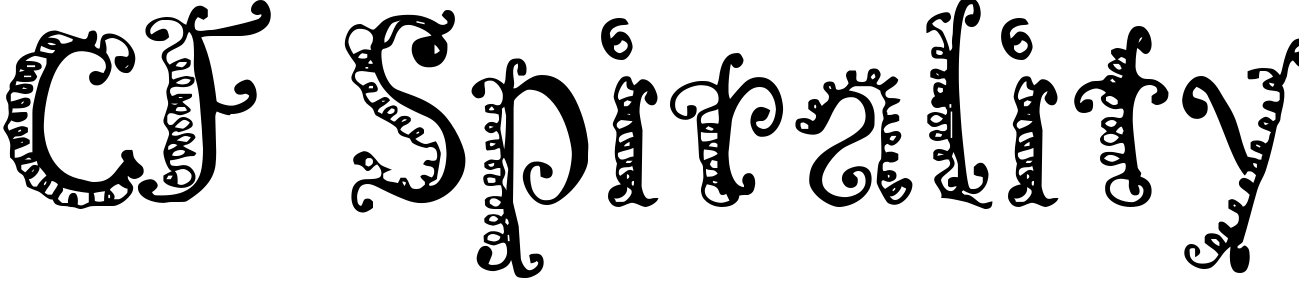 Font CF Spirality