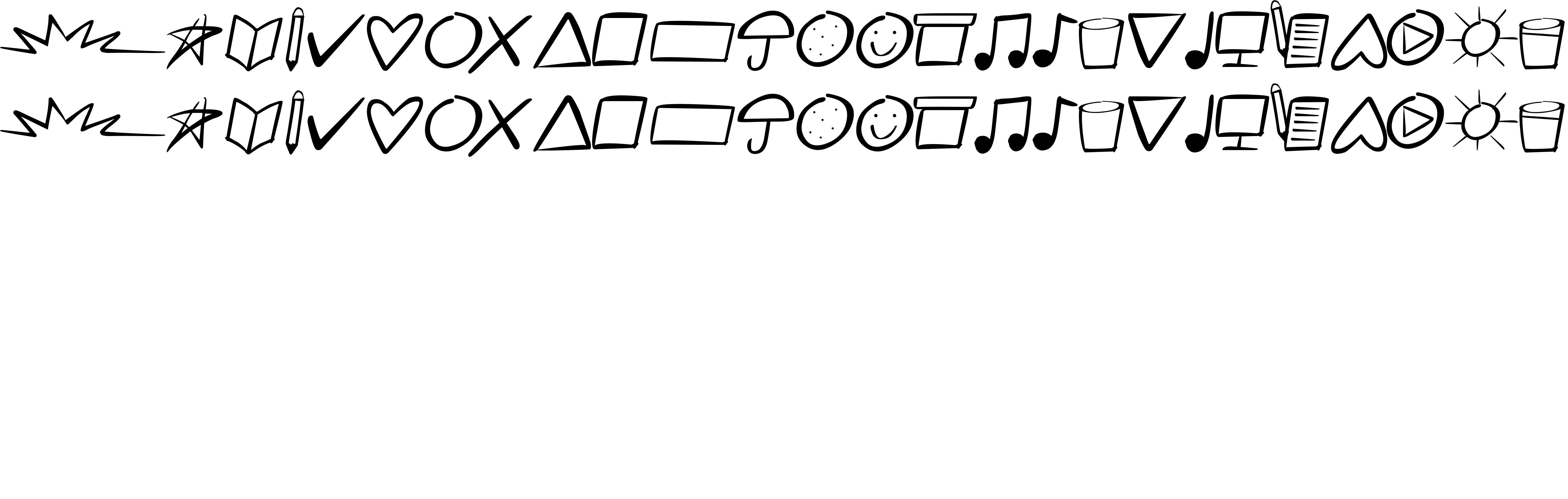 Preview font My Shapes