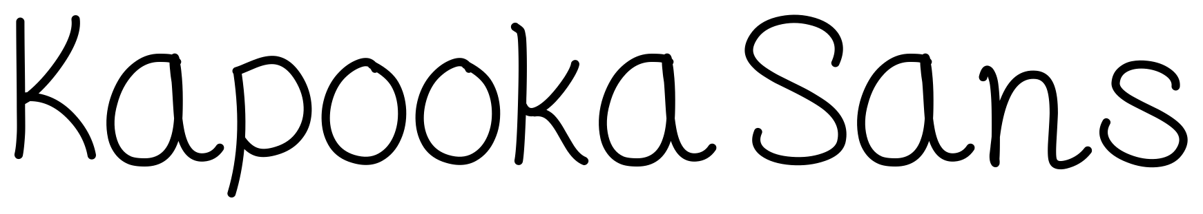 Font KapookaSans