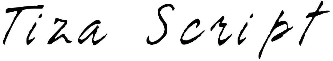 Font Tiza Script