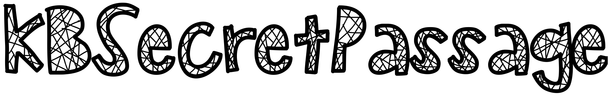 Font KBSecretPassage