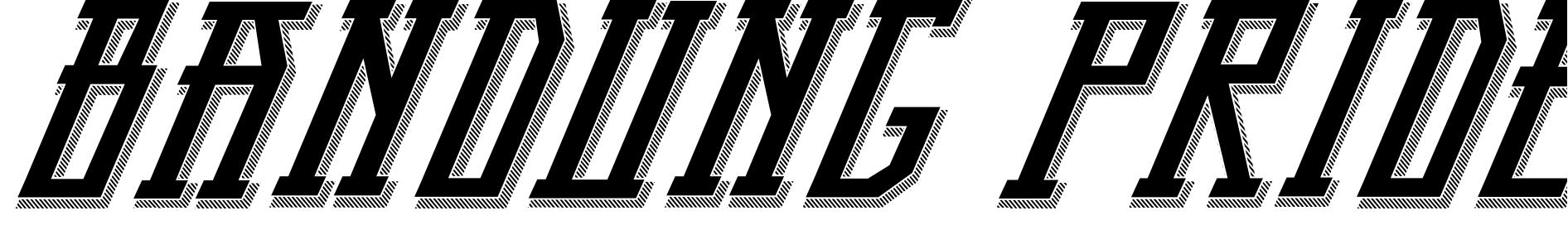 Font Bandung Pride
