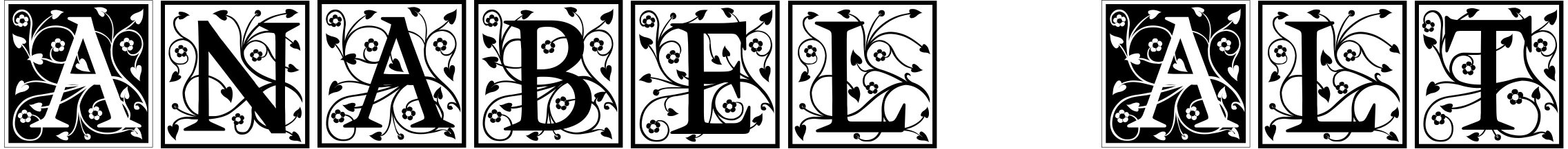 Font Anabel Alt