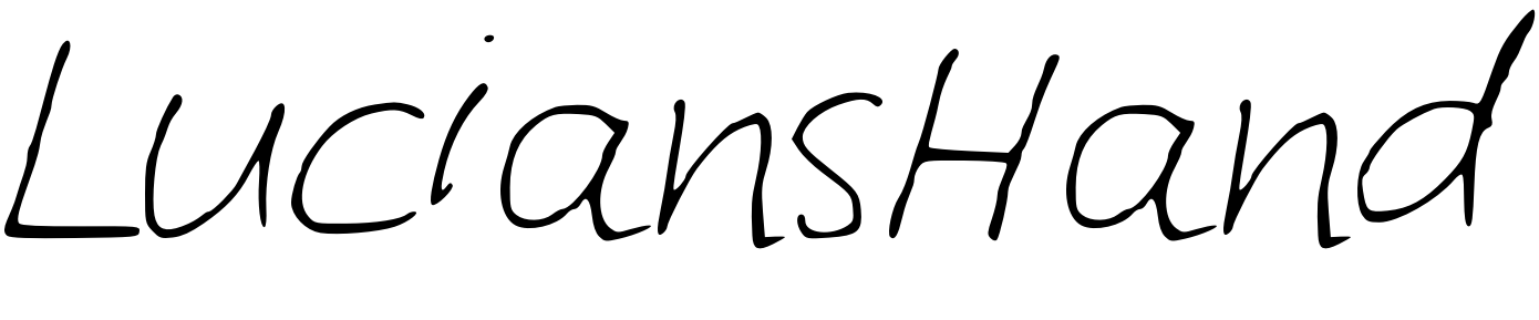 Font LuciansHand