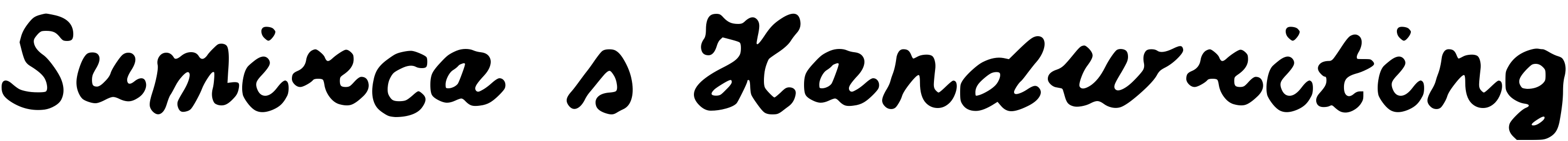 Font Sumirca_s_Handwriting