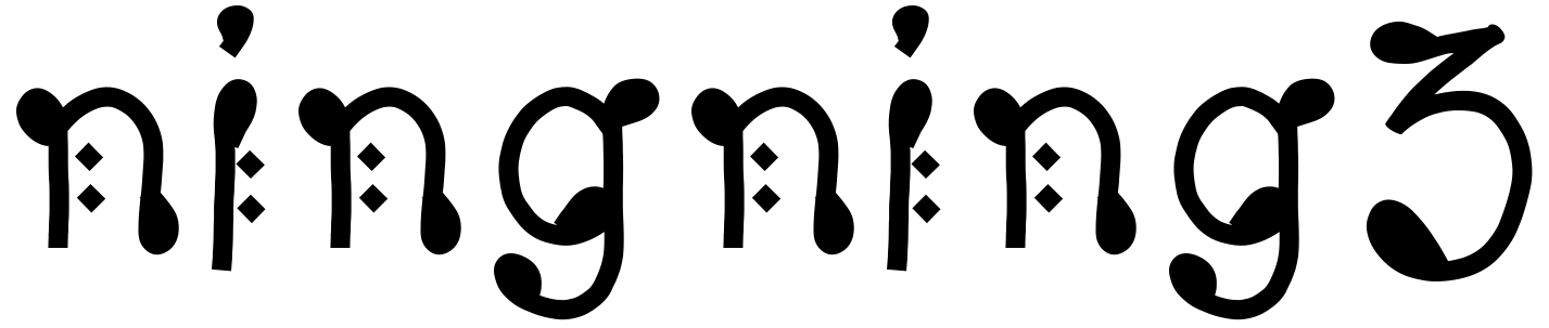Font ningning3
