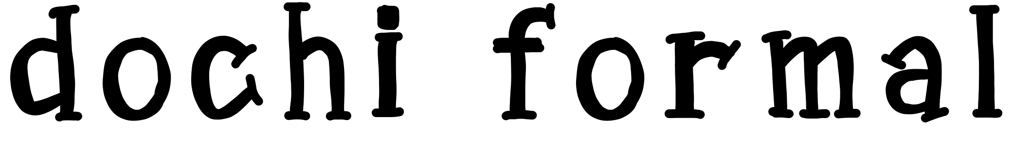 Font dochi formal