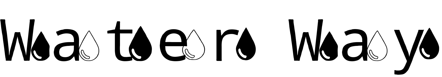 Font Water Way