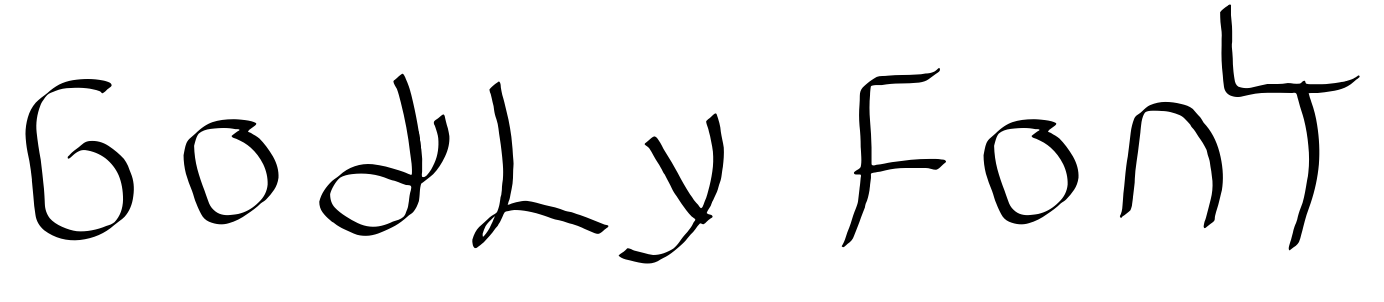 Font GodLy FonT