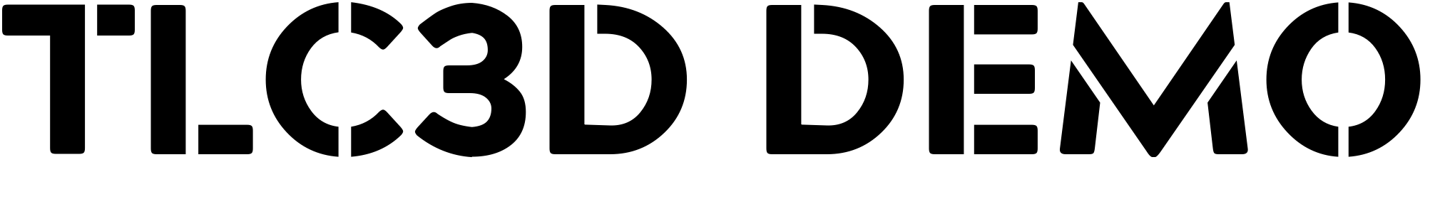 Font TLC3D DEMO