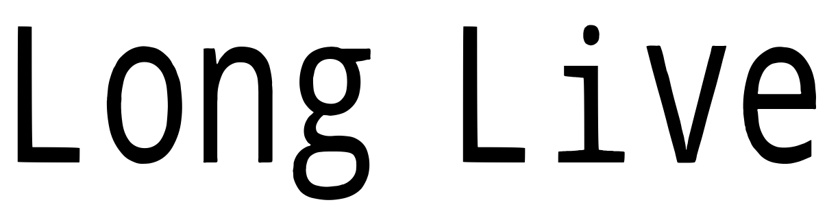 Font Long Live