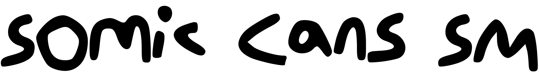 Font Somic_Cans_SM