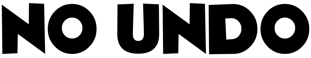 Font No Undo