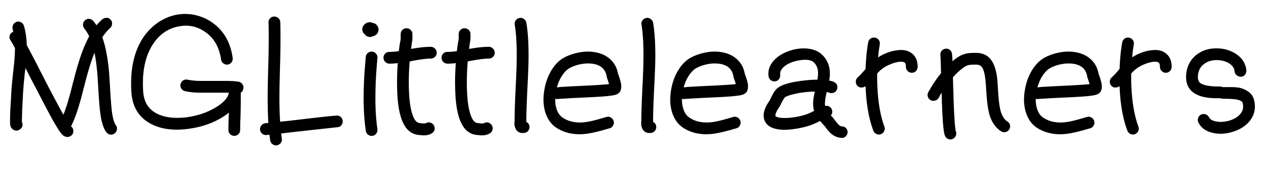 Font MGLittlelearners