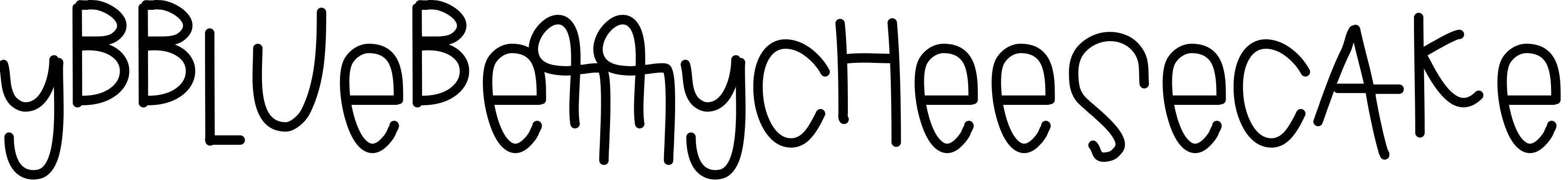 Font YBBlueberryCheesecake