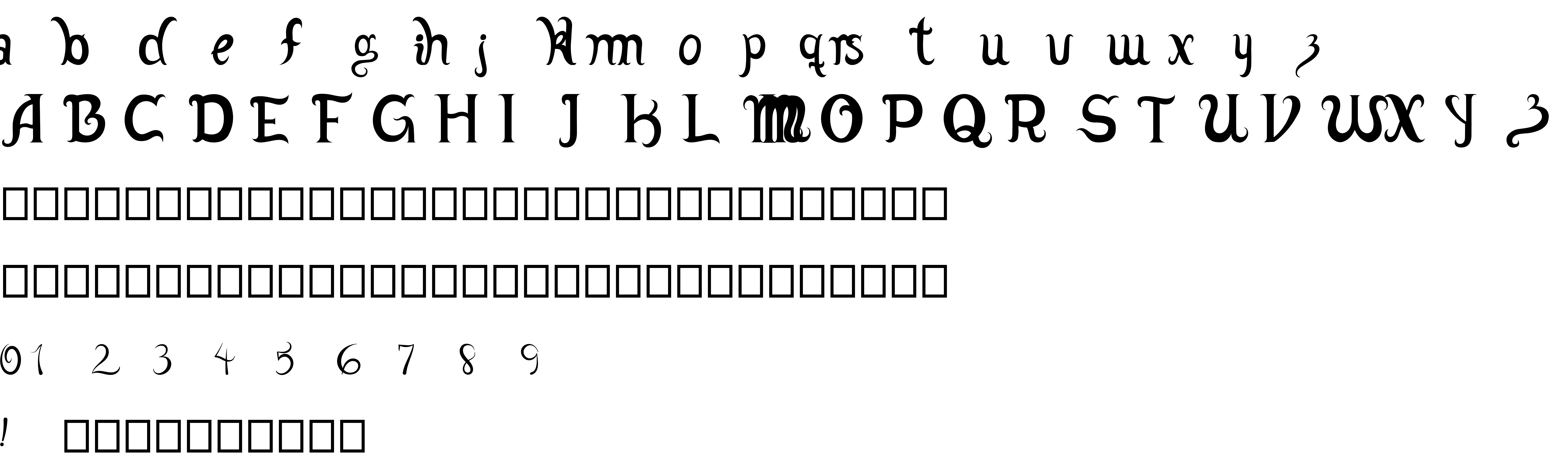 Preview font Adamstype