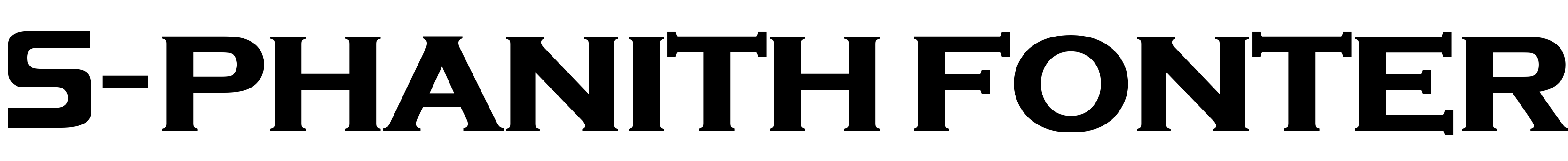 Font S-PHANITH FONTER