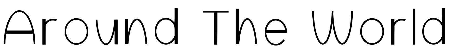 Font Around The World